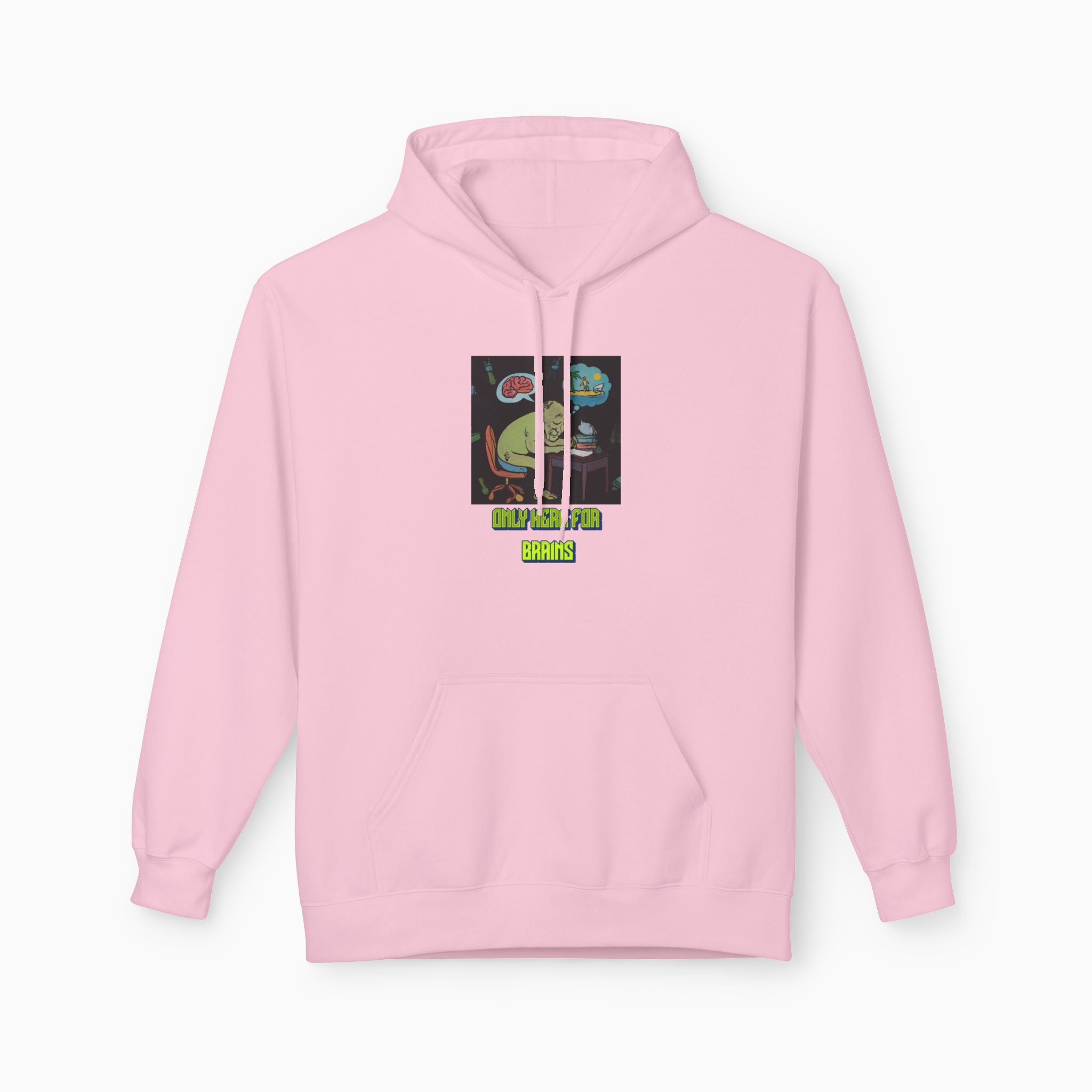 Zombie - Only Here for Brains Unisex Hoodie
