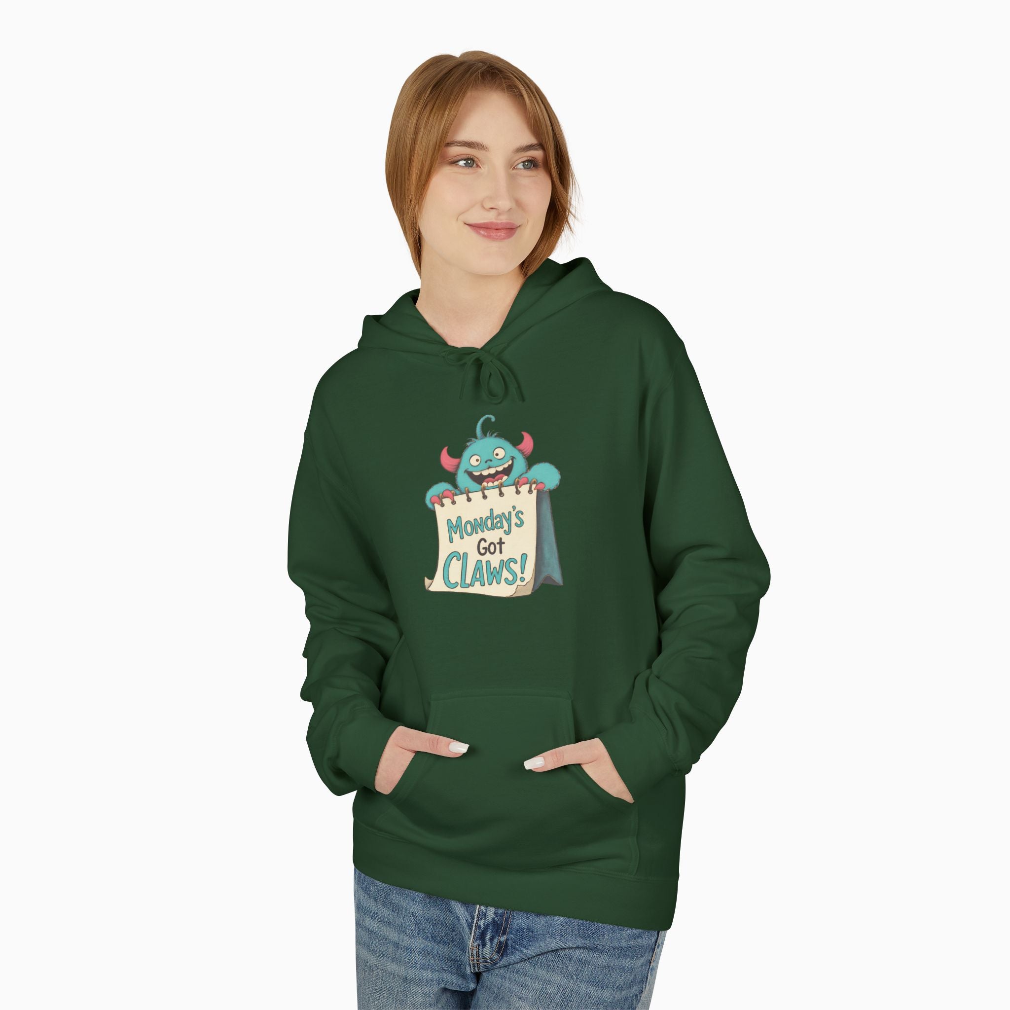 Monday's Got Claws Unisex Hoodie