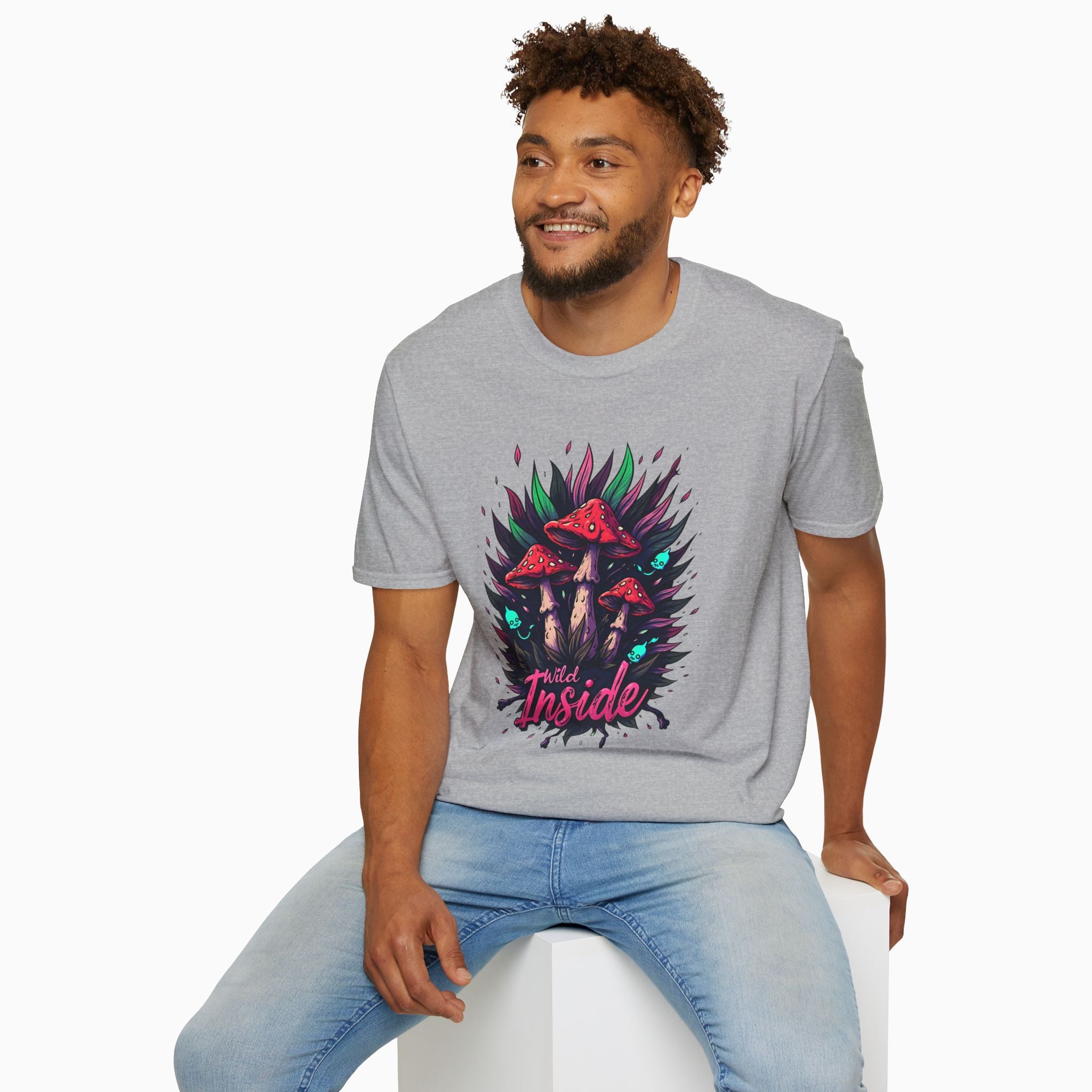 Poisonous Mushrooms Wild Inside Unisex T-Shirt