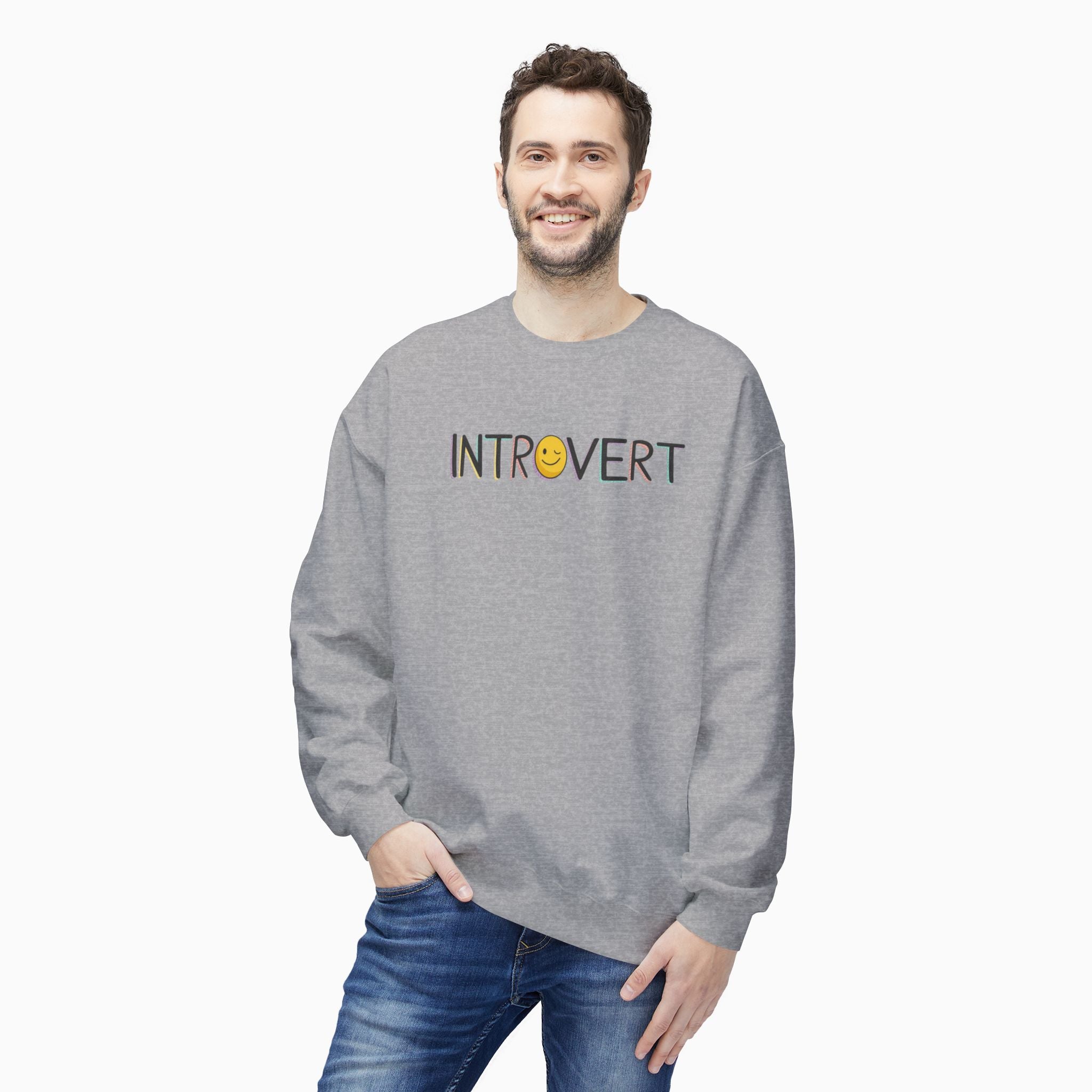 Introvert Unisex Sweatshirt | Exclusive Design by Woollieemix