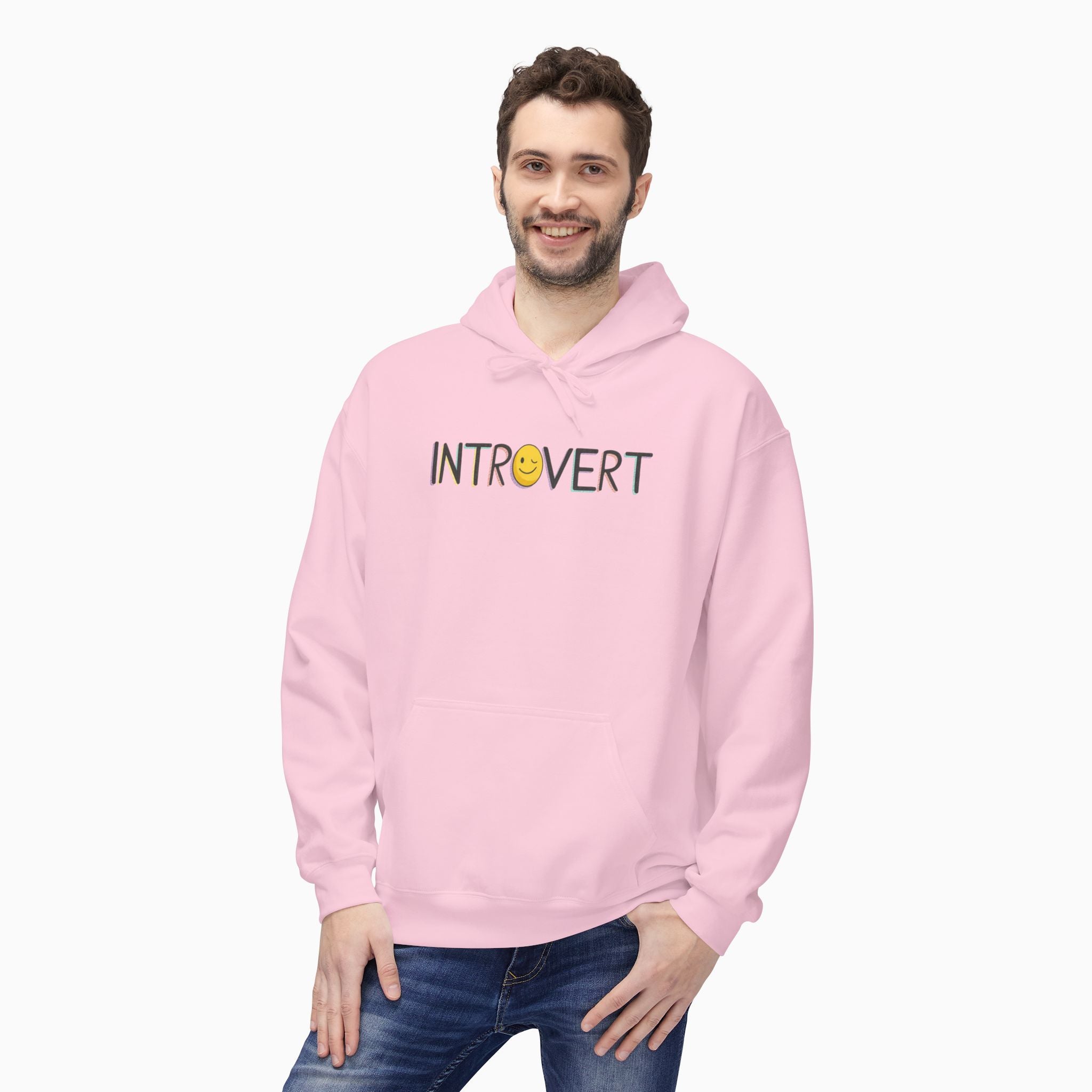 Introvert Unisex Hoodie - Sustainable Comfort & Style by Woollieemix