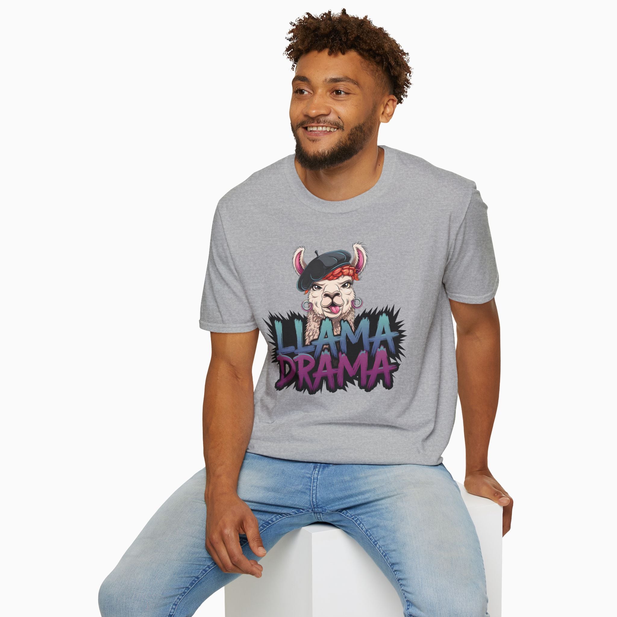 Nft Style Llama Drame Unisex T-Shirt