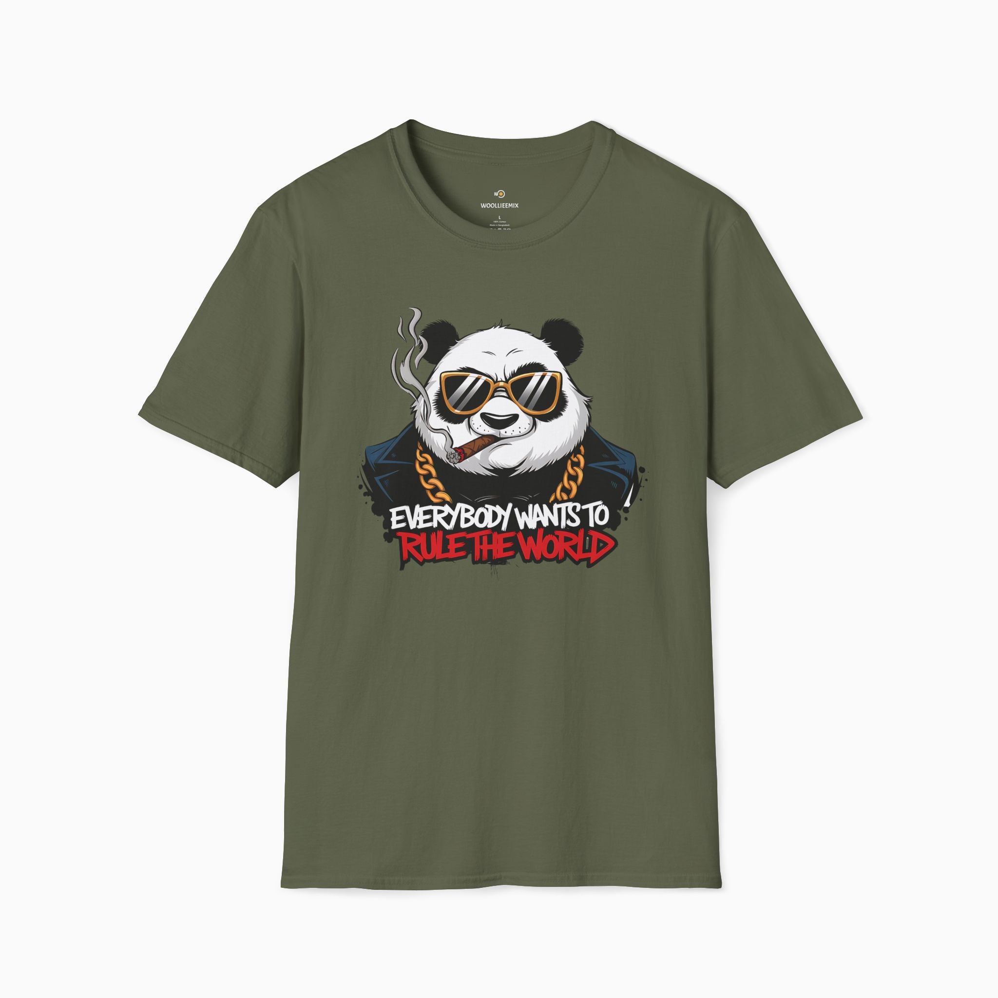 Gangster Panda Unisex T-Shirt: Everyone Wants to Rule the World