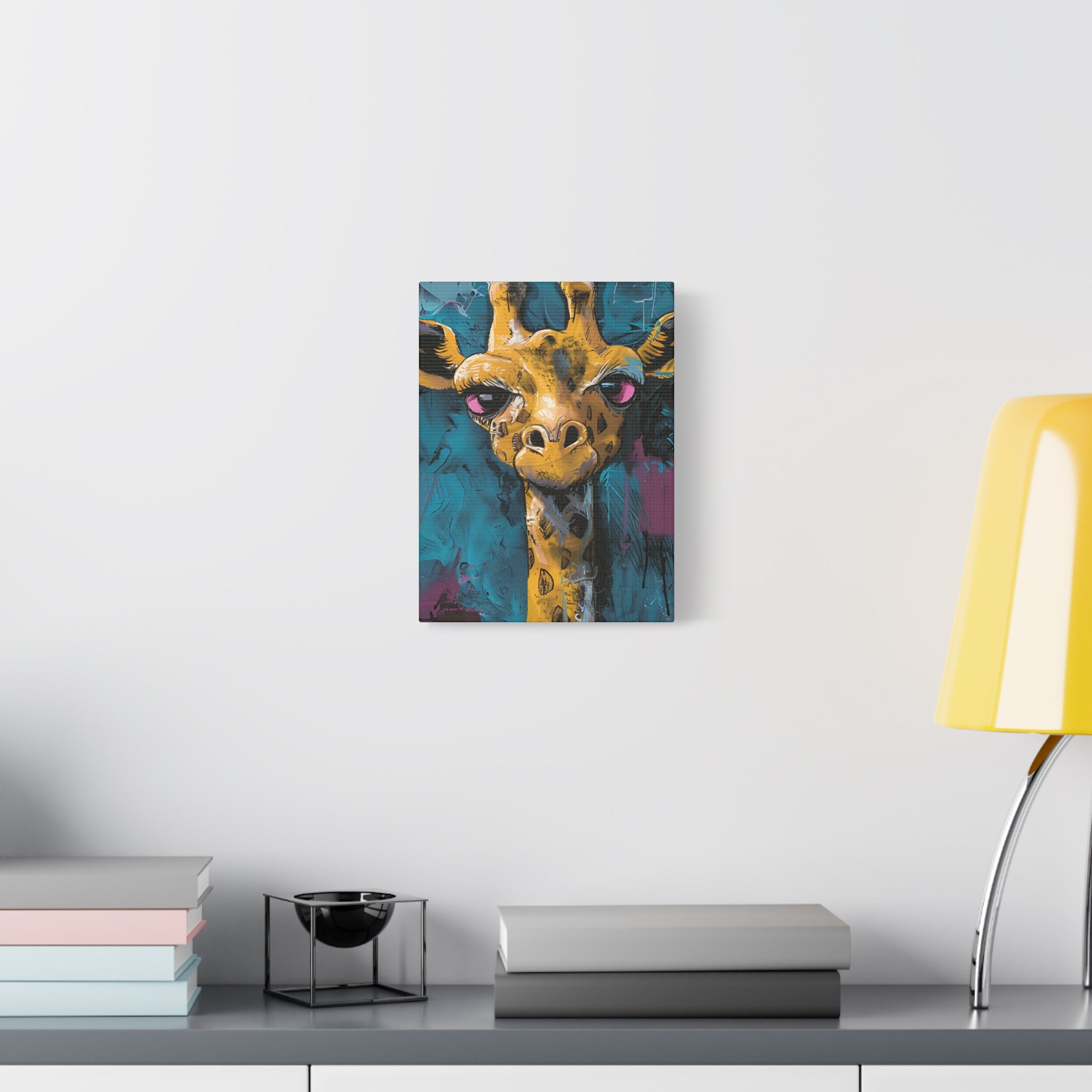 Yellow Giraffe Canvas Print