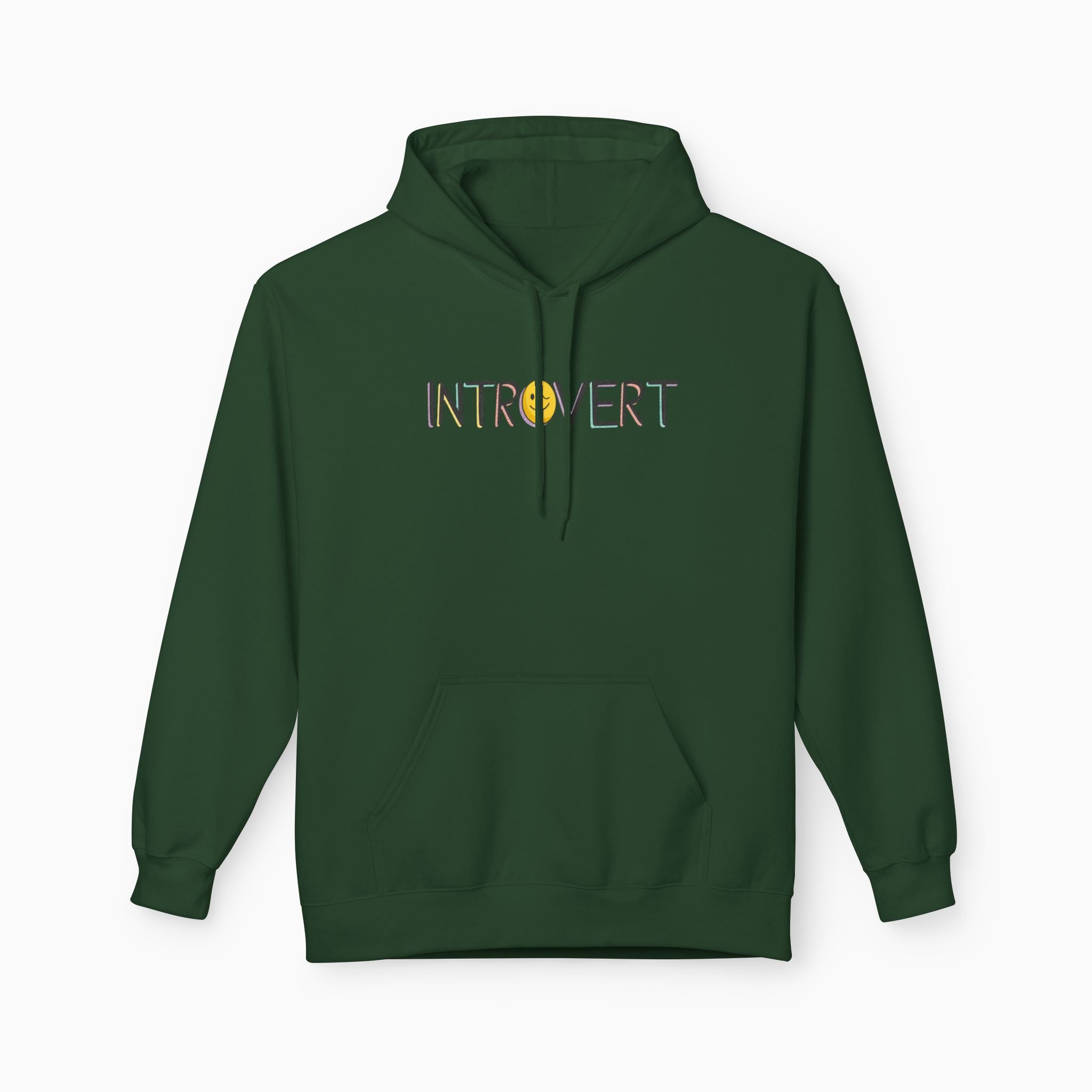 Introvert Unisex Hoodie - Sustainable Comfort & Style by Woollieemix