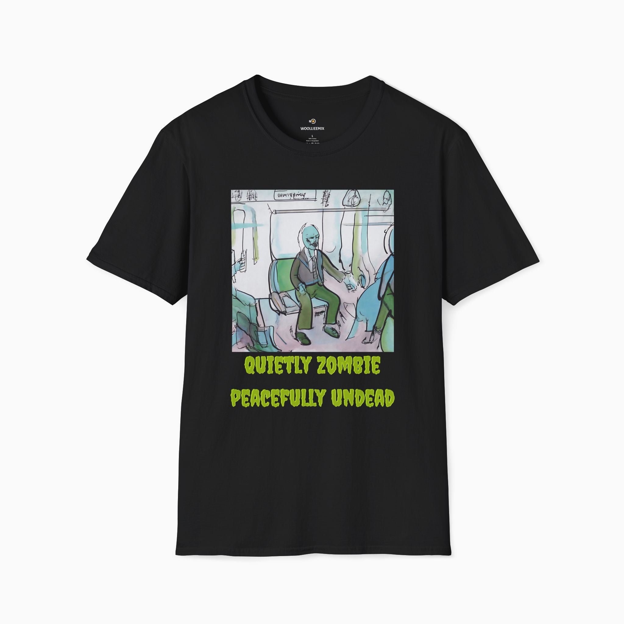 Quietly Zombie Peacefully Undead Unisex T-Shirt