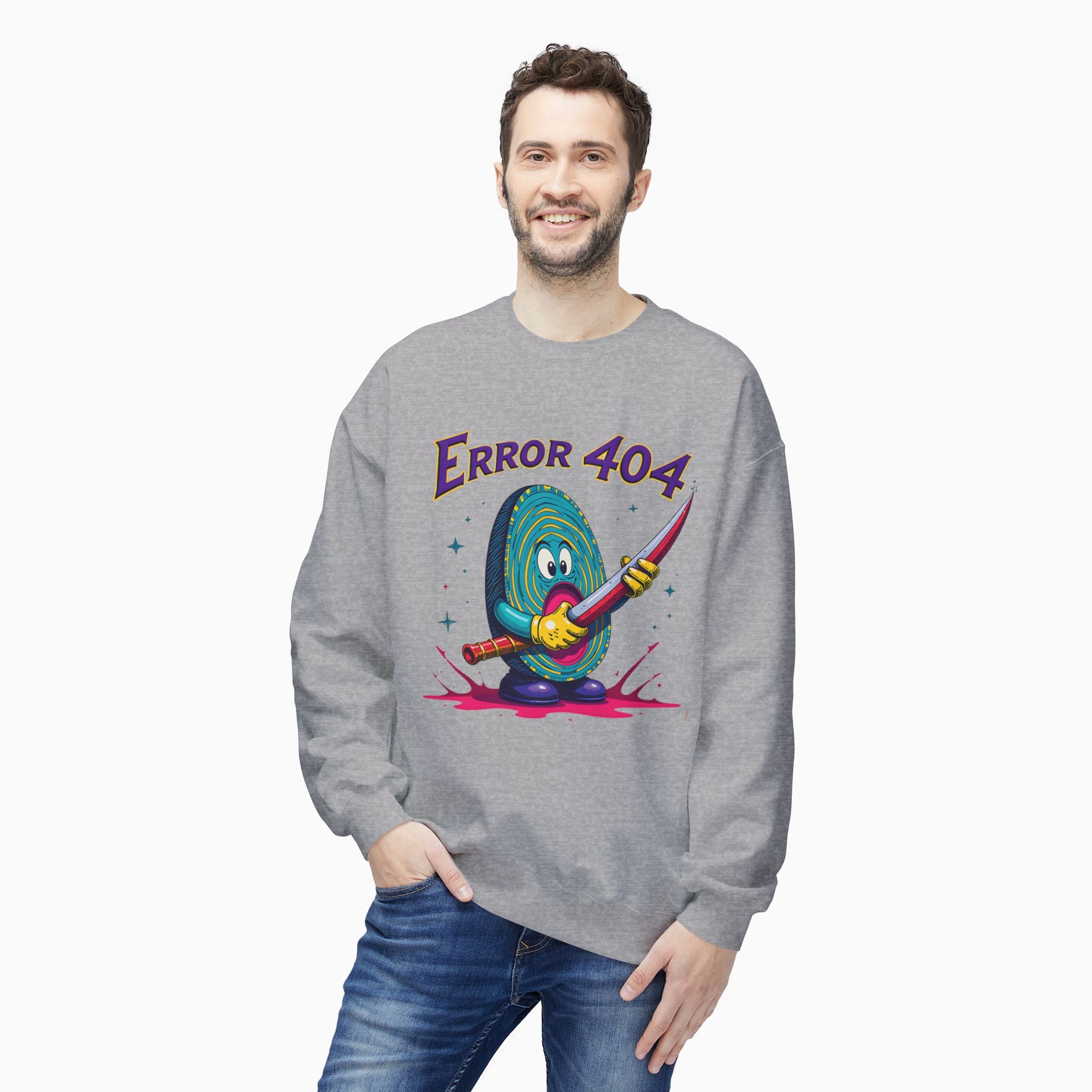 Blood Test Error 404 Unisex Sweatshirt