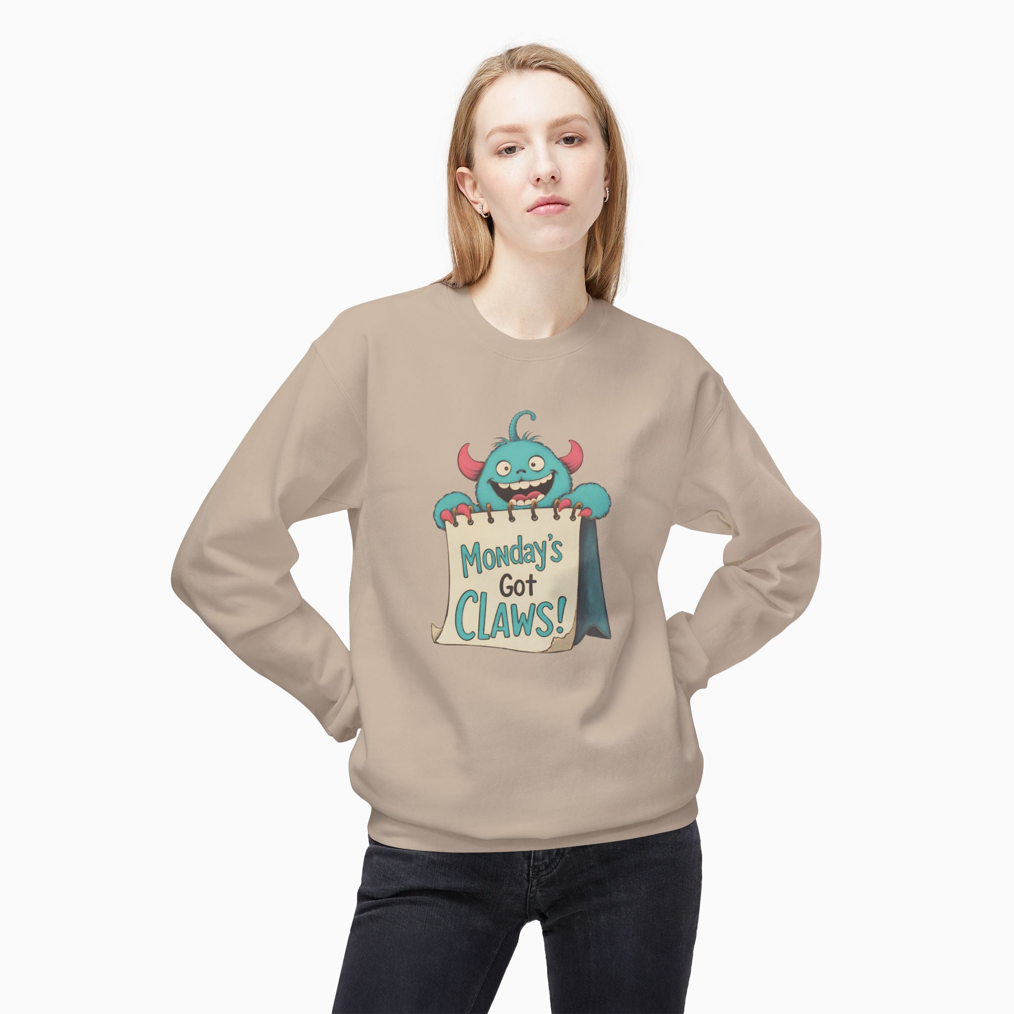 Monday's Got Claws Unisex Sweatshirt