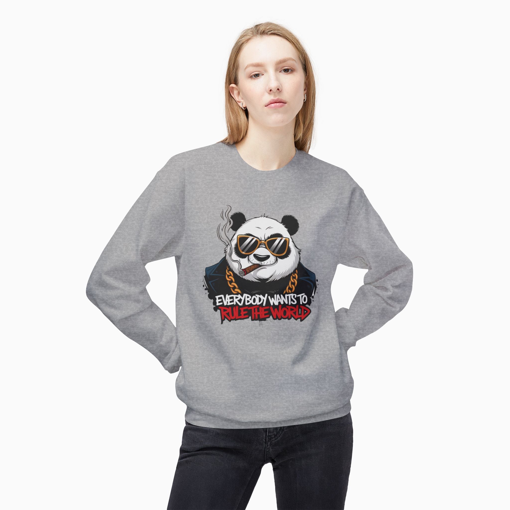 Gangster Panda: Everybody Wants to Rule the World  Unisex Sweatshirt