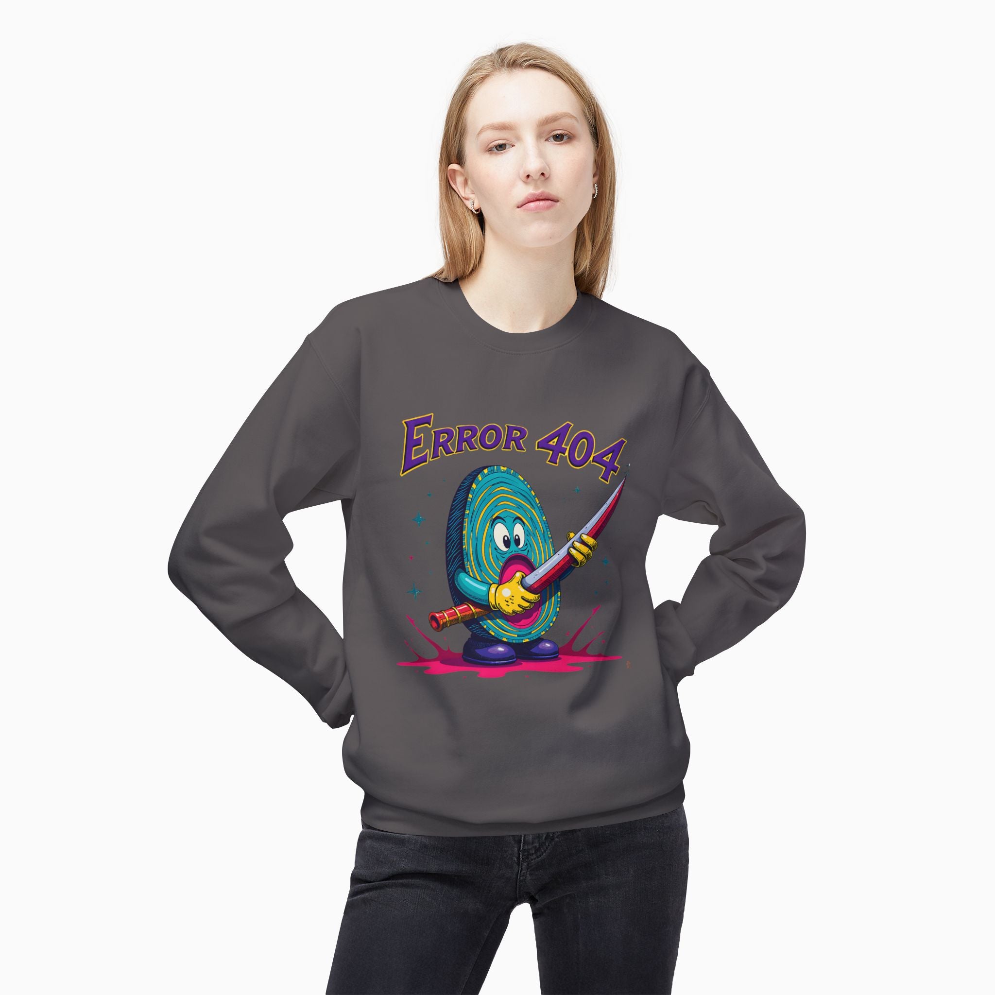 Blood Test Error 404 Unisex Sweatshirt