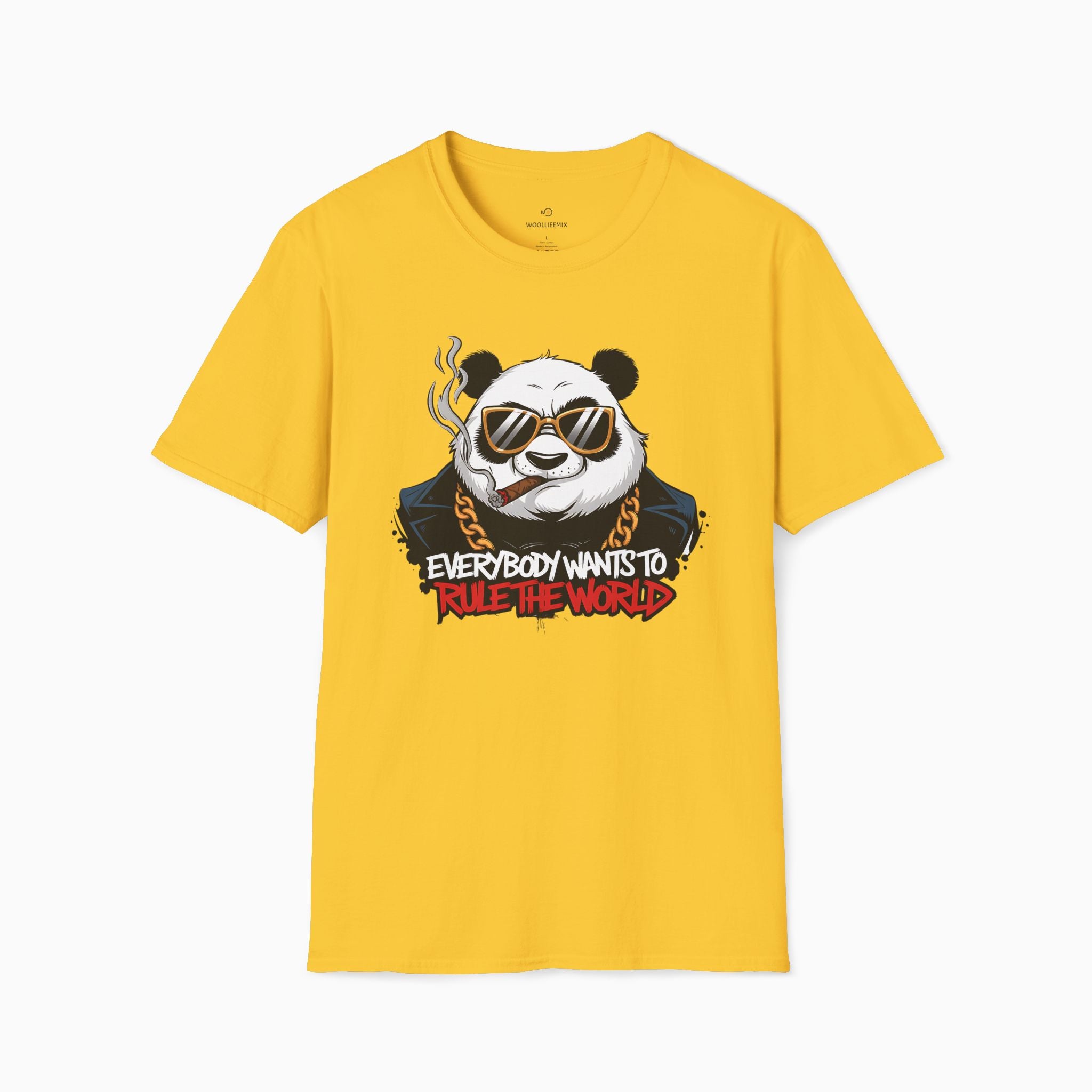 Gangster Panda Unisex T-Shirt: Everyone Wants to Rule the World