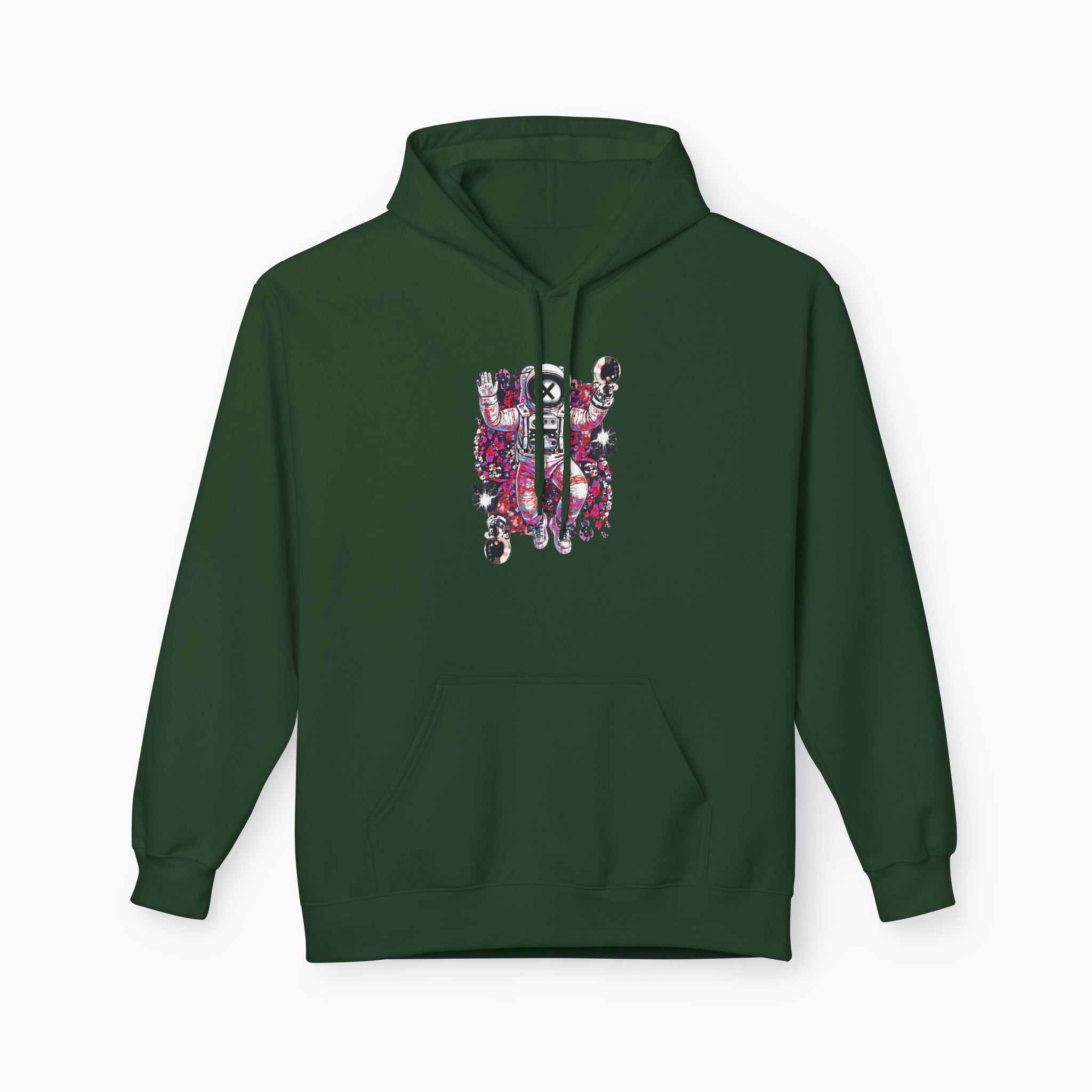Astronaut Floating in Space Unisex Hoodie
