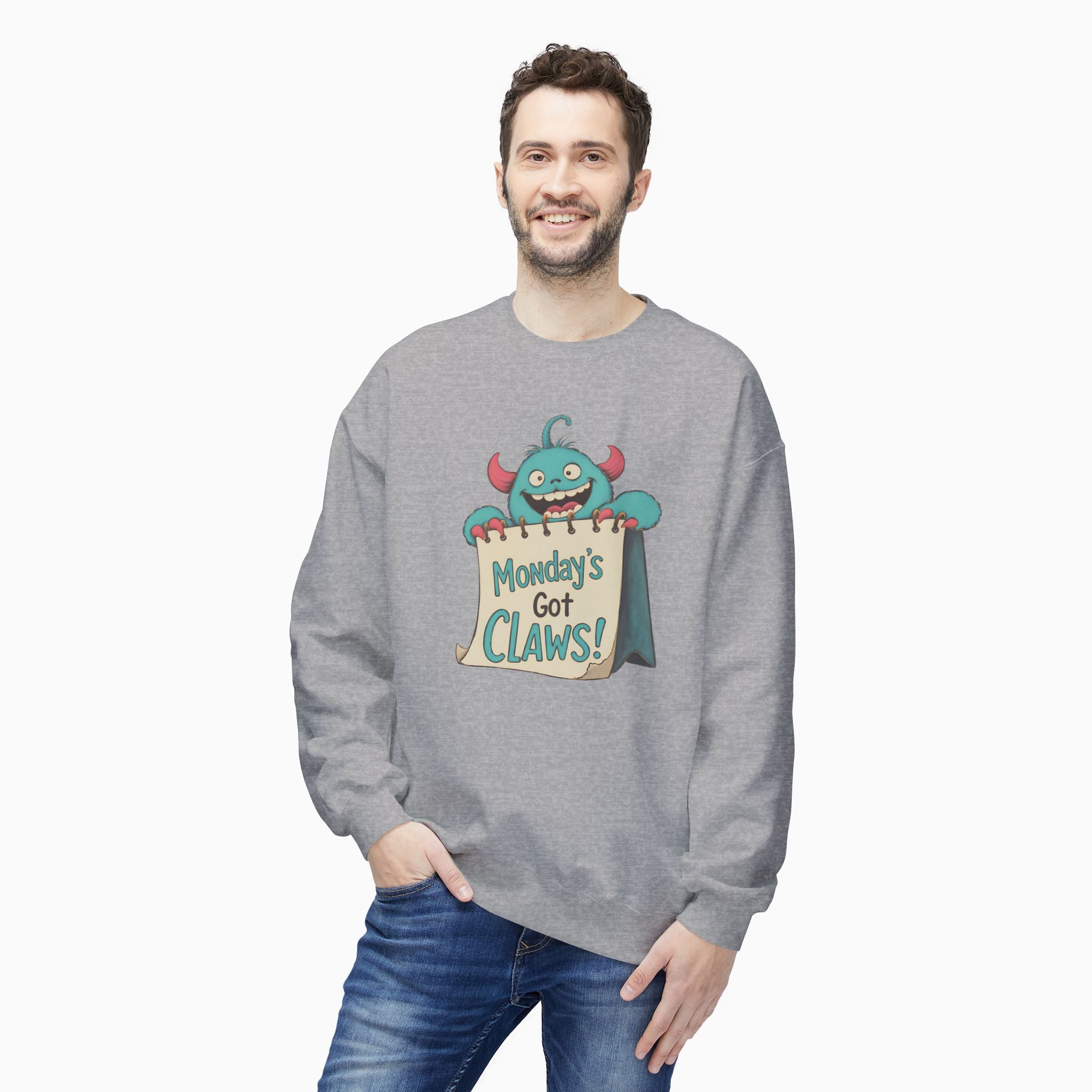 Monday's Got Claws Unisex Sweatshirt