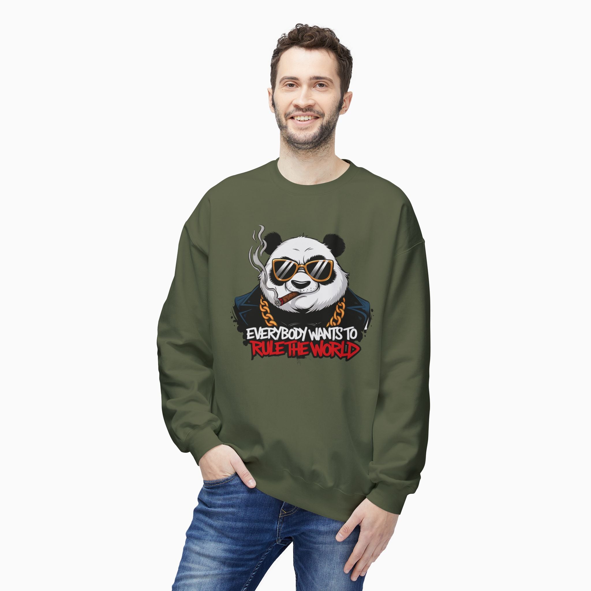 Gangster Panda: Everybody Wants to Rule the World  Unisex Sweatshirt