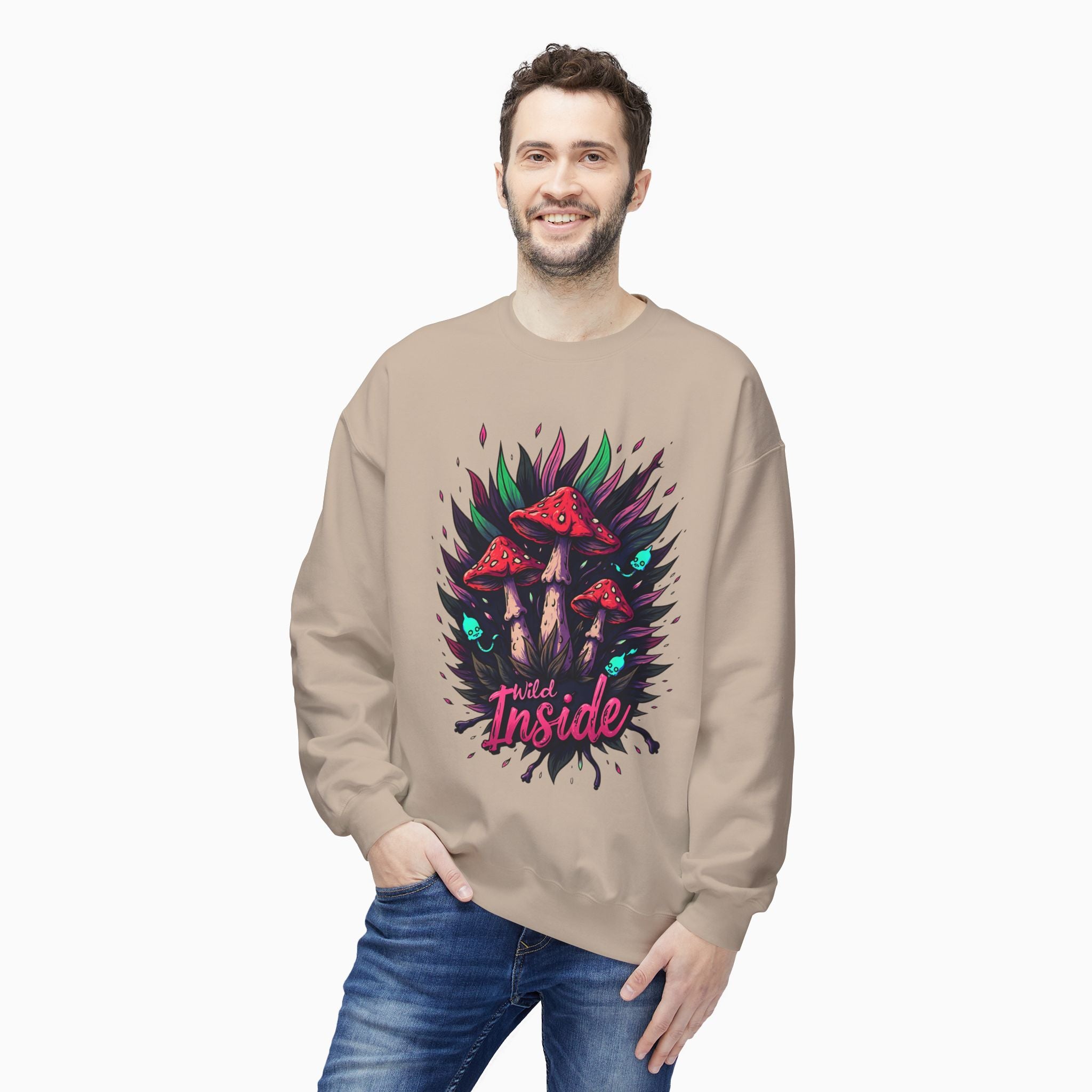 Poisonous Mushrooms Graphic Sweatshirt - Stylish & Soft Unisex Wear
