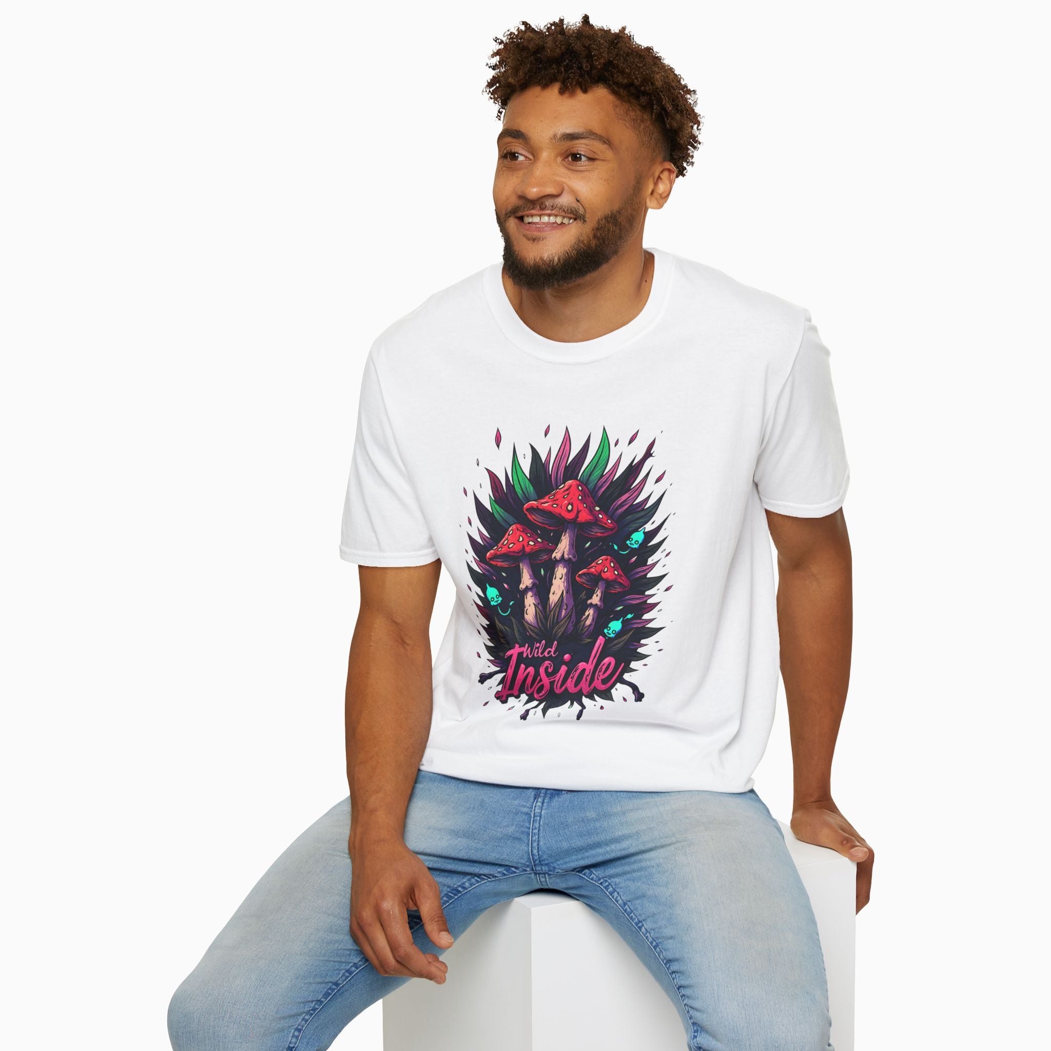 Poisonous Mushrooms Wild Inside Unisex T-Shirt