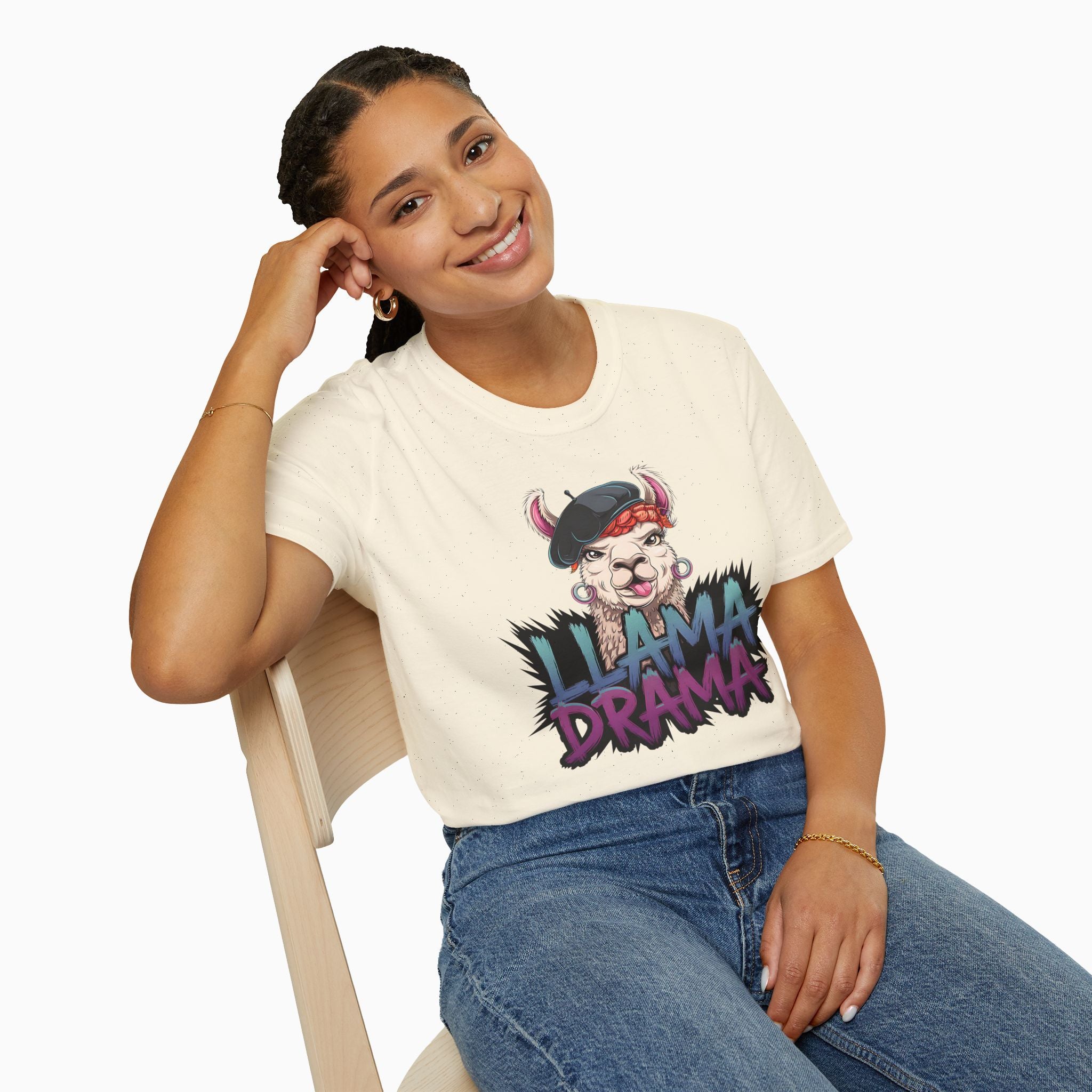Nft Style Llama Drame Unisex T-Shirt