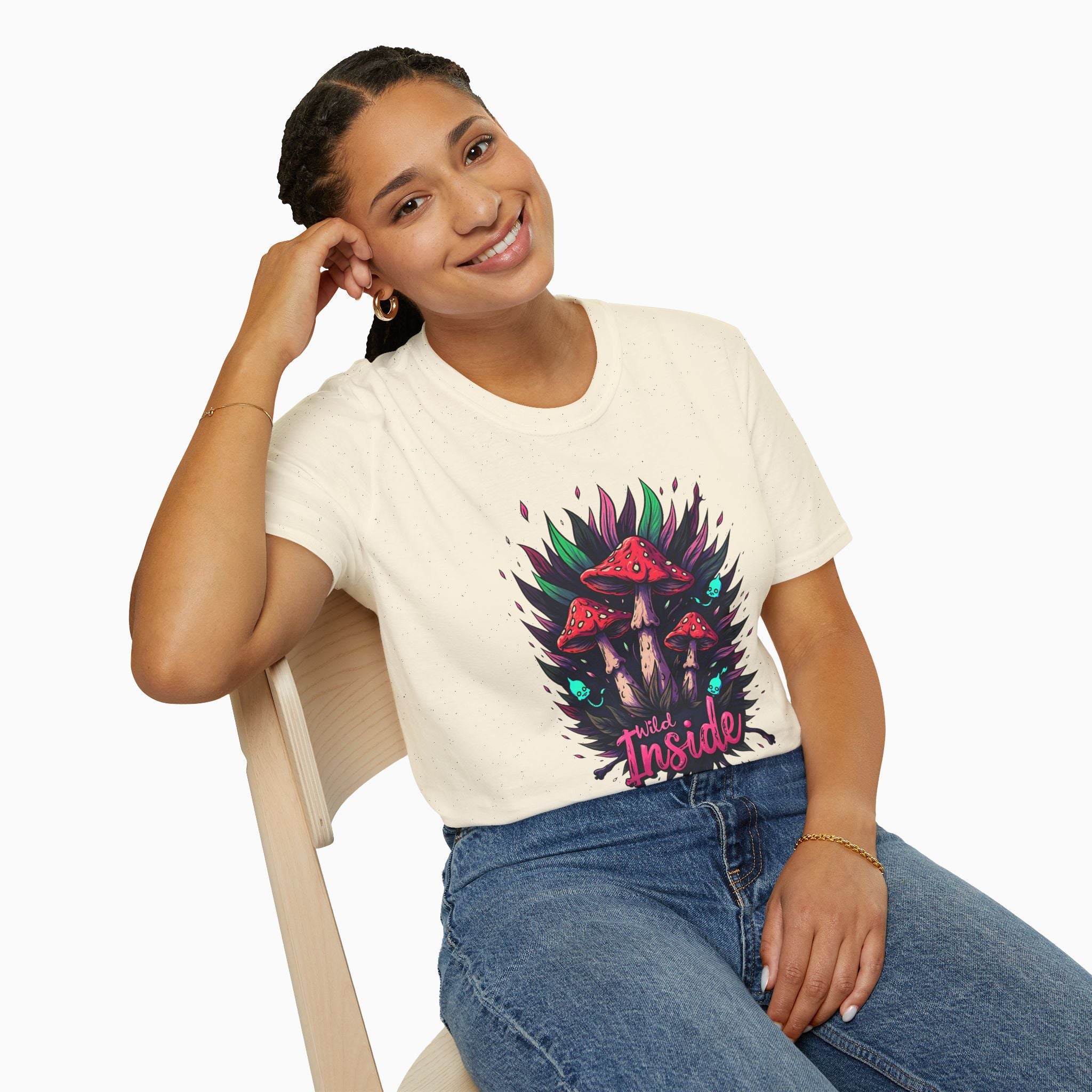 Poisonous Mushrooms Wild Inside Unisex T-Shirt
