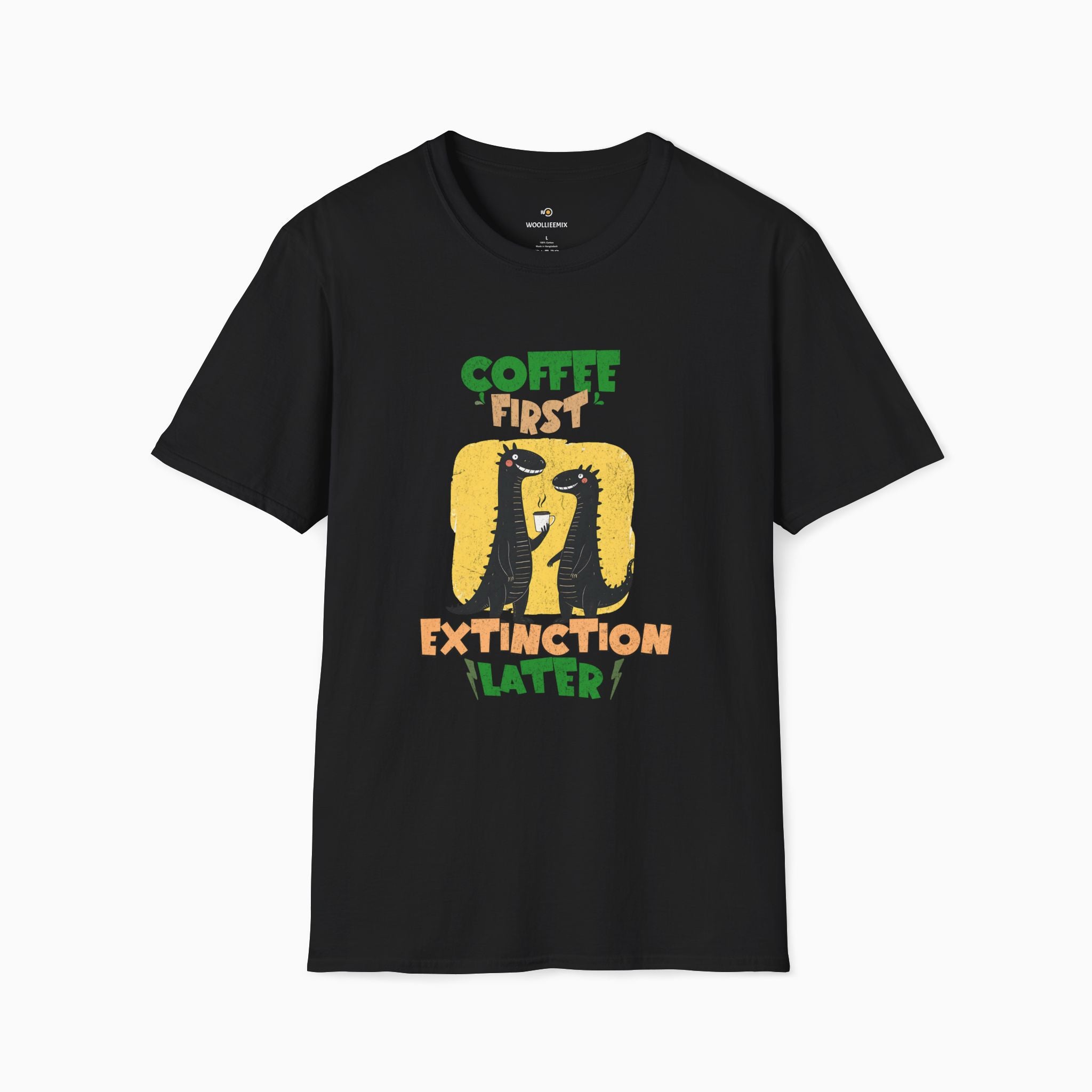 Coffee First, Extinction Later Unisex T-Shirt
