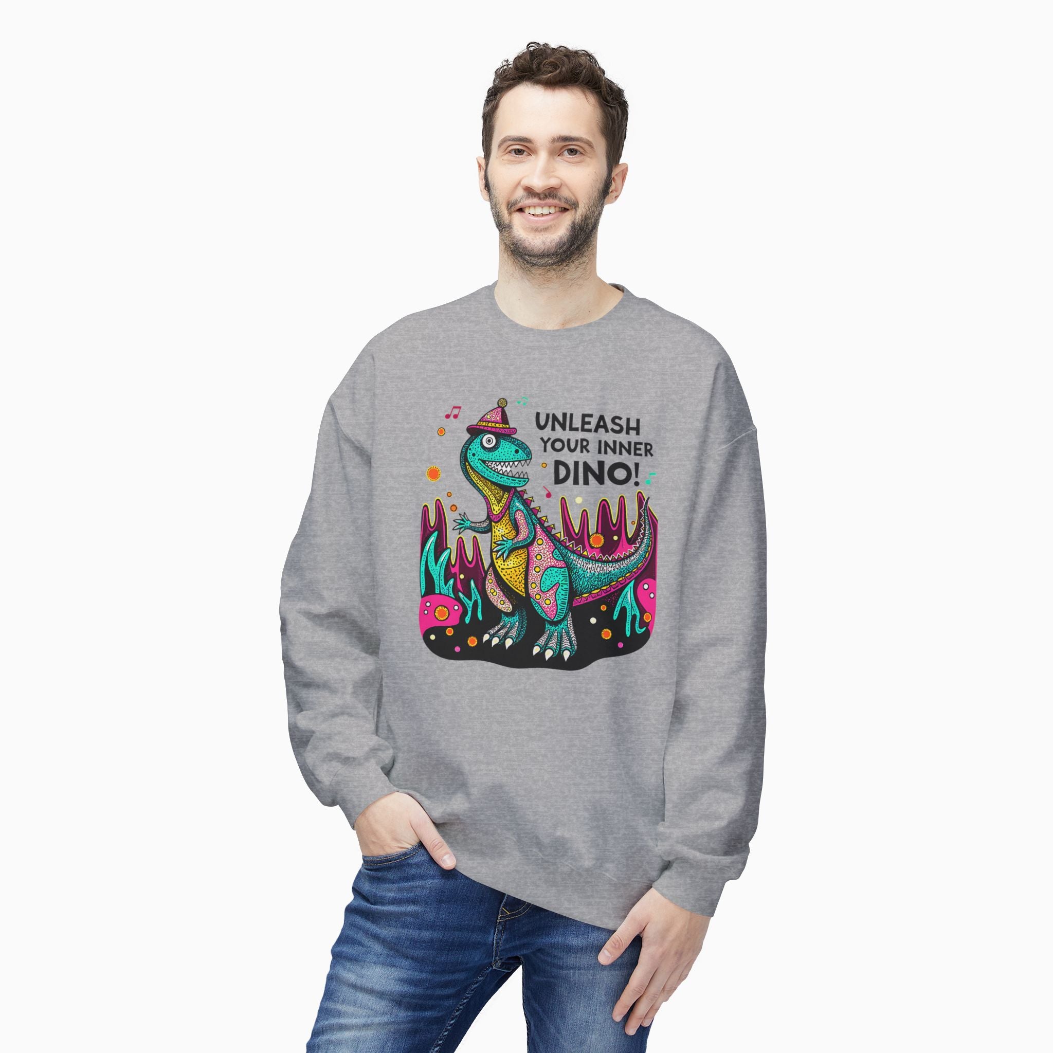Unleash Your Inner Dino Unisex Sweatshirt
