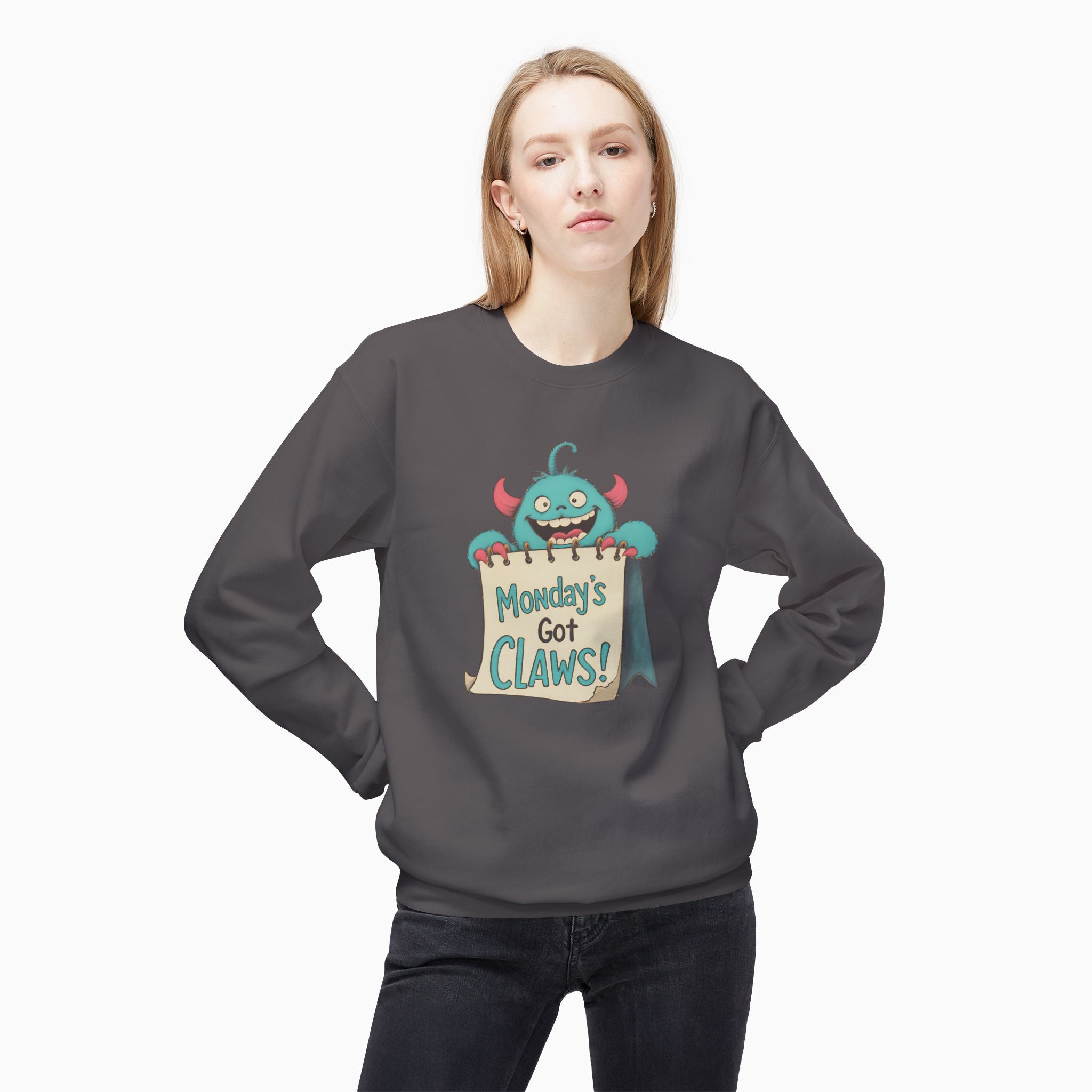 Monday's Got Claws Unisex Sweatshirt