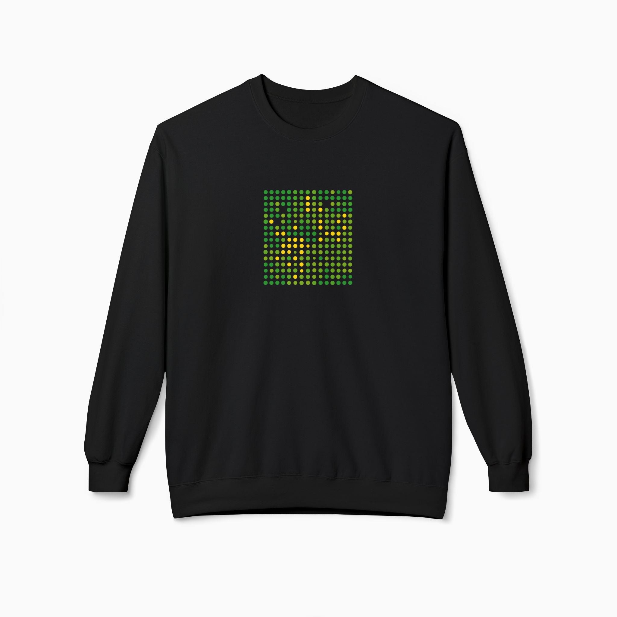 Green & Yellow QR Code Unisex Sweatshirt