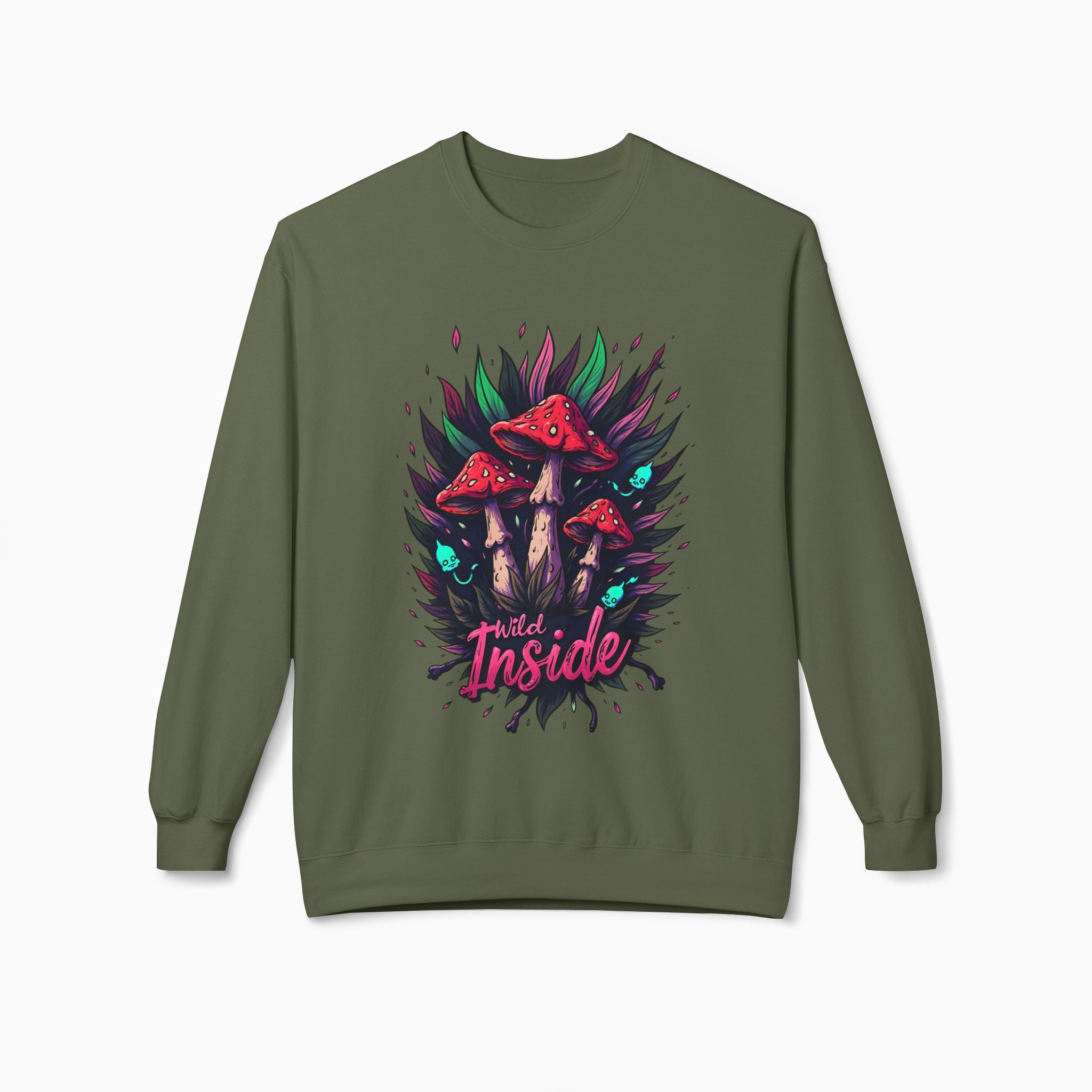 Poisonous Mushrooms Graphic Sweatshirt - Stylish & Soft Unisex Wear