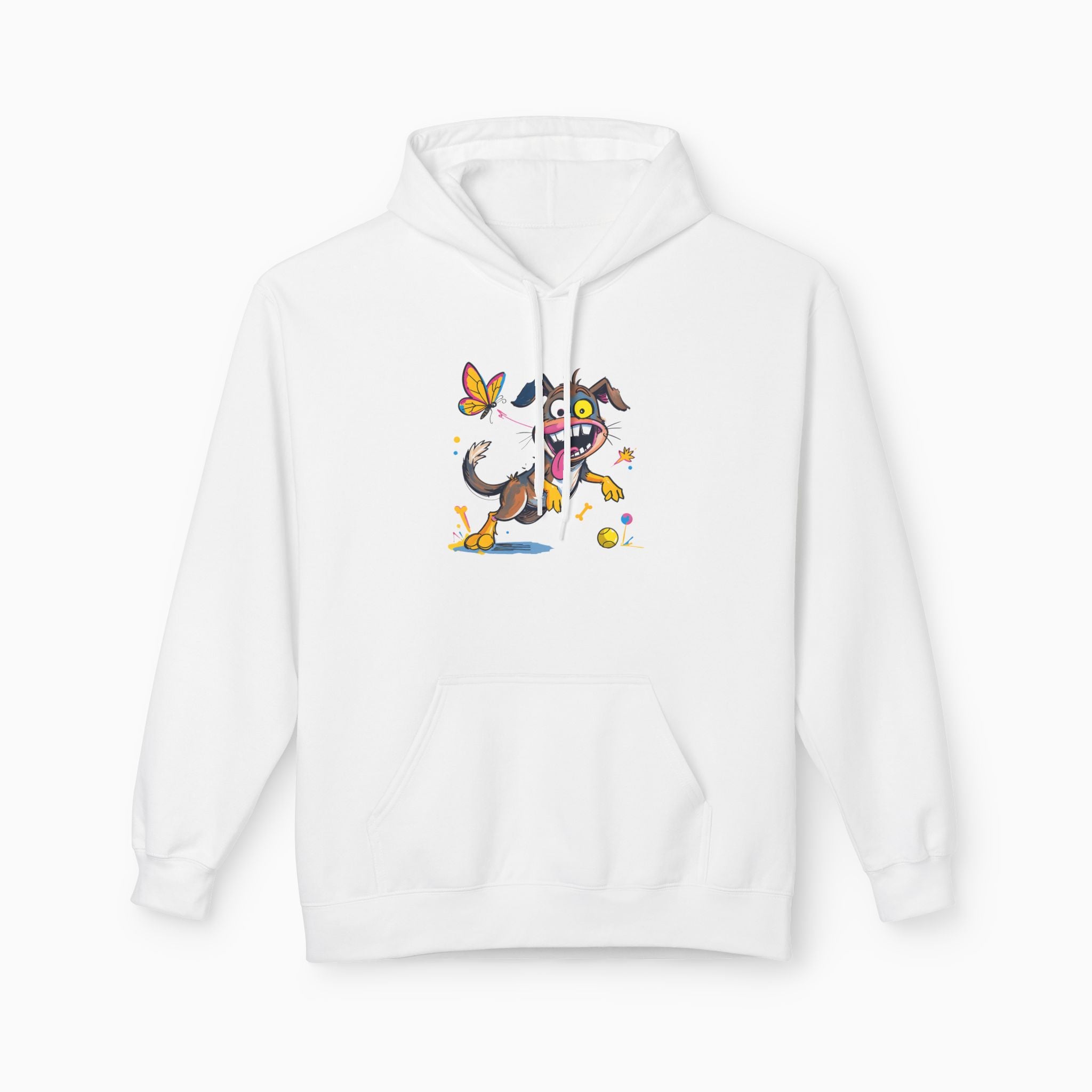 Dog And Butterfly Unisex Hoodie