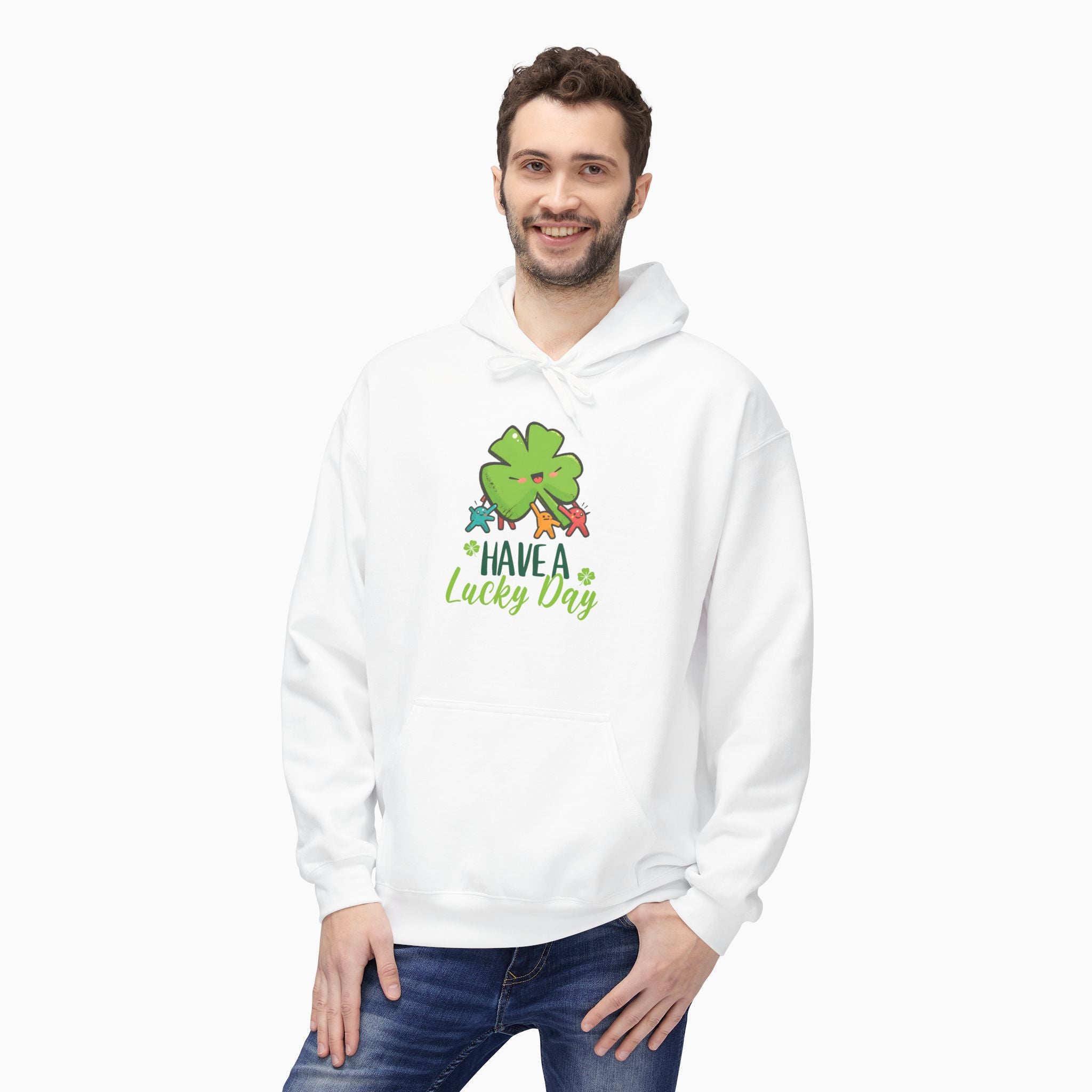 Have a Lucky Day Four Leaf Clover Hoodie - Unisex Comfort & Style