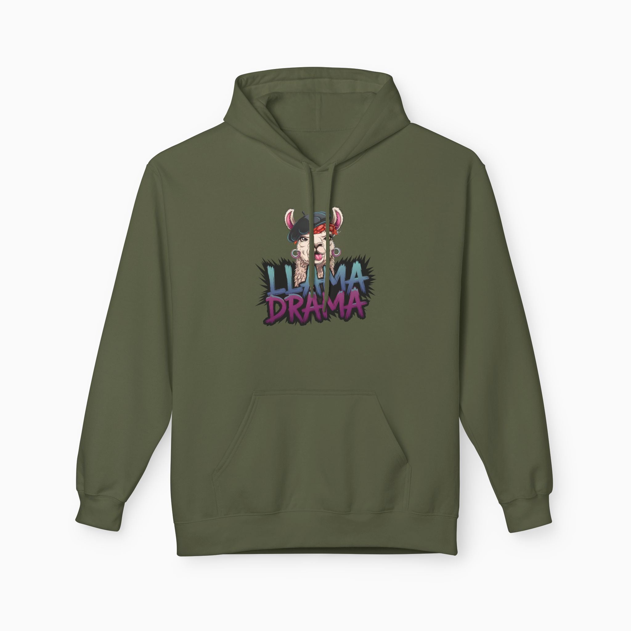 Nft Style Llama Drame Unisex Hoodie