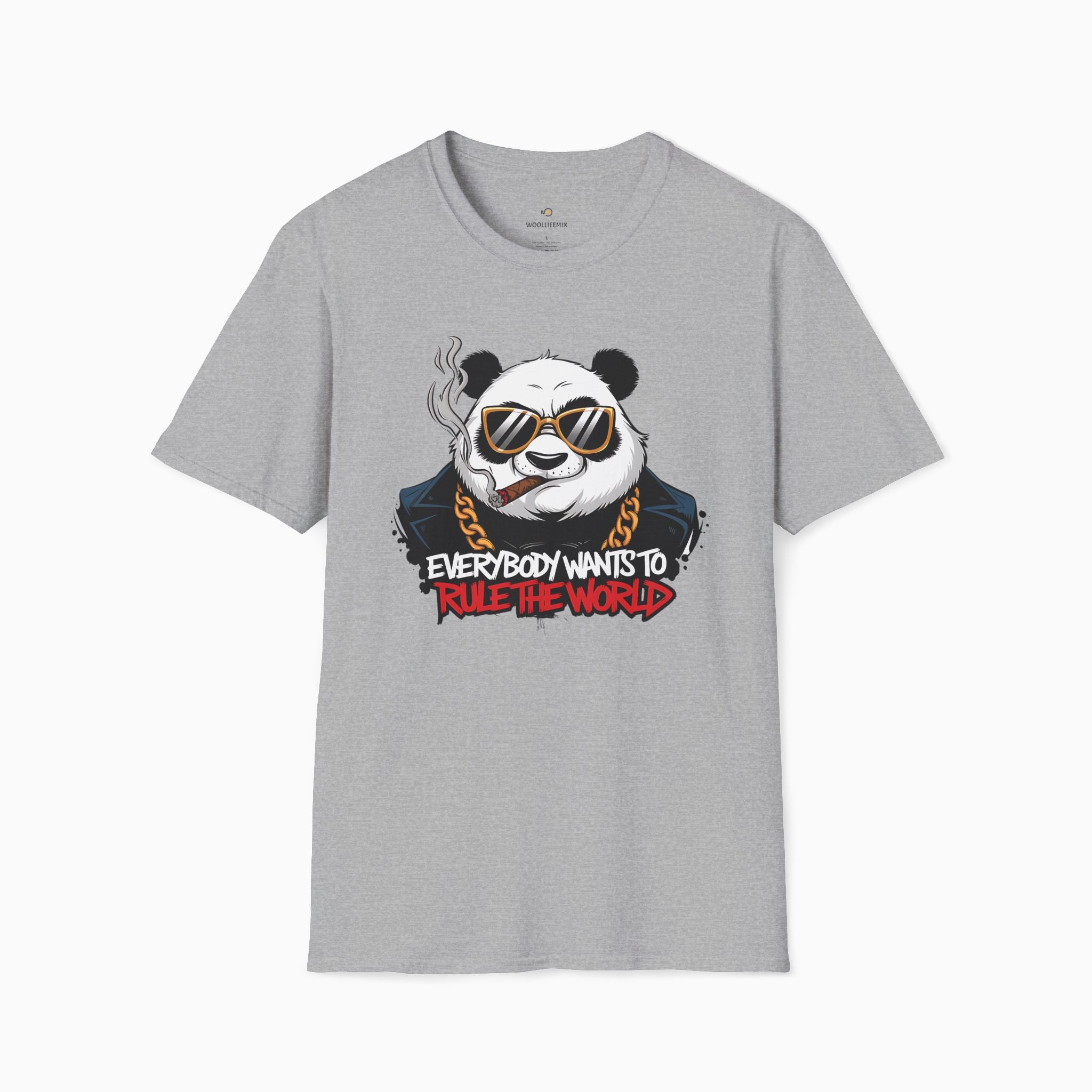 Gangster Panda Unisex T-Shirt: Everyone Wants to Rule the World