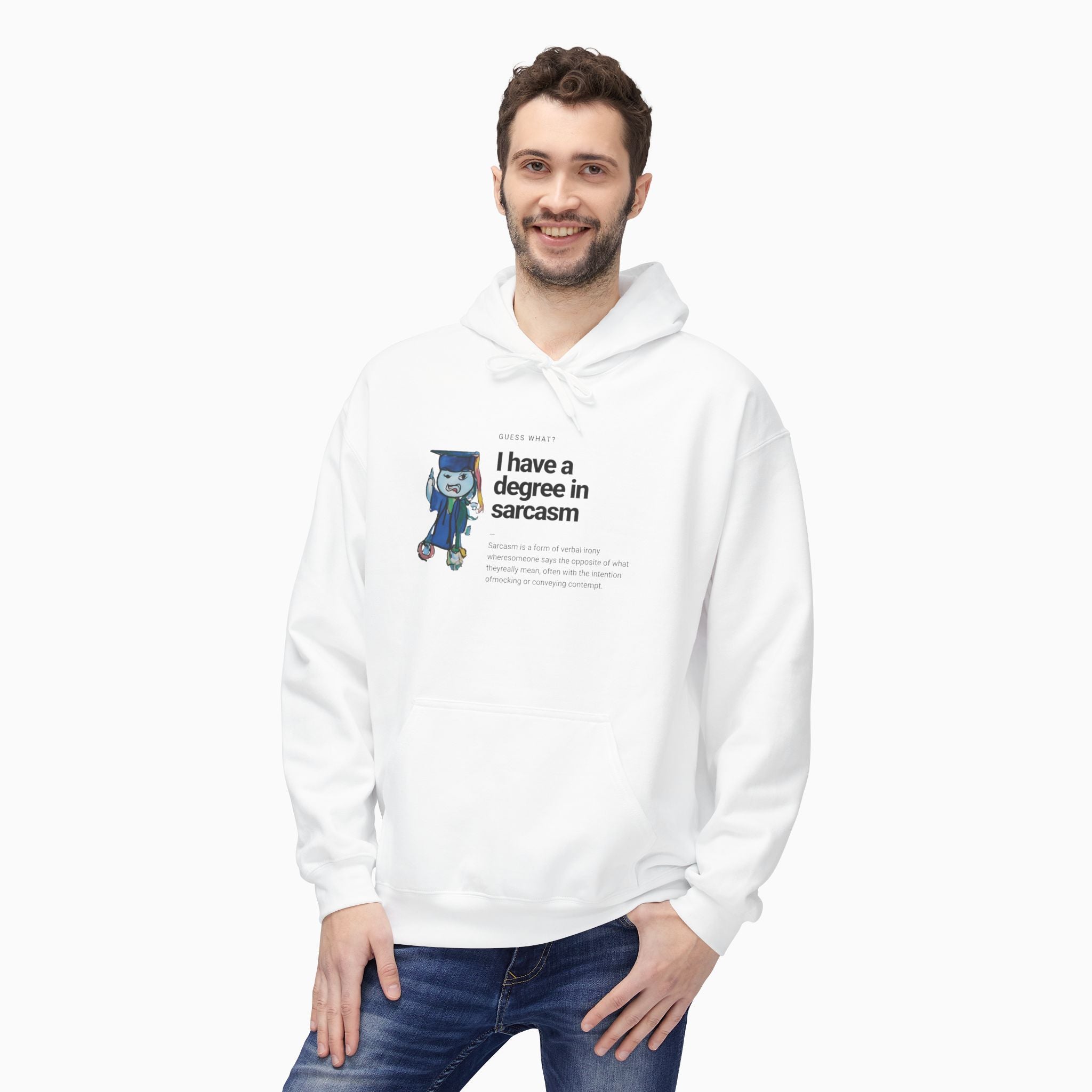 I Have a Degree in Sarcasm Dark Humor Unisex Hoodie